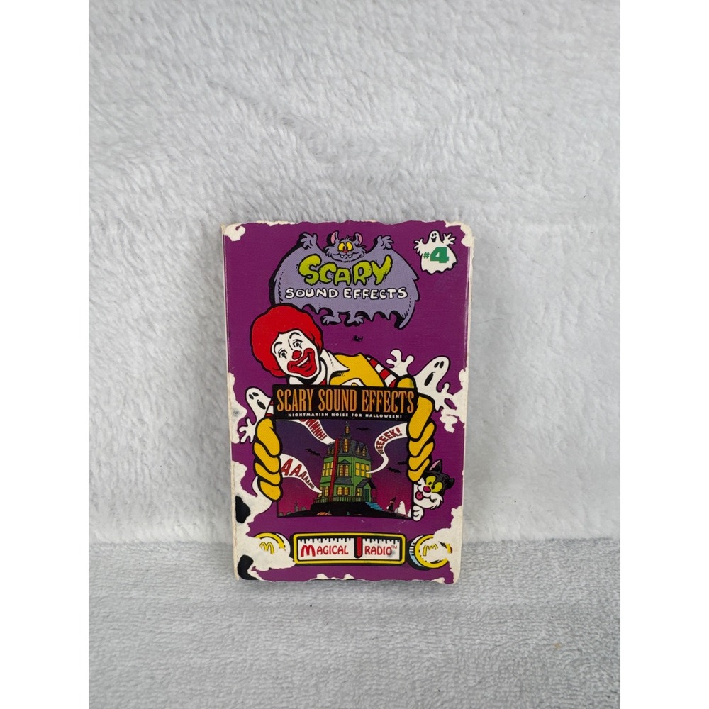 Vintage 1995 McDonalds Magical Radio Scary Sound Effects Cassette Tape OS Purple